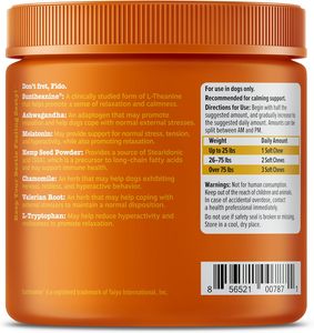Wholesale OEM Customizable <strong>Dog</strong> Calming Chews &amp; Treats - Natural Stress Support Anxiety Relief Pet Health Care Supplements - Product Image 3