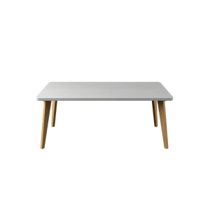 Industrial Style Concrete Dining <b>Table</b> With <b>Solid</b> <b>Wood</b> Legs Waterproof Precast Cement Furniture Bulk Sourcing Vietnam - Product Image 4