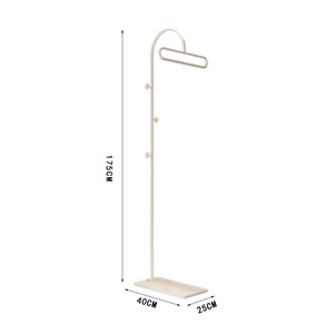 Simple Floor Standing Clothes <b>Rack</b> Iron Rectangular 40x25x175 Bedroom <b>Coat</b> <b>Stand</b> - Product Image 5