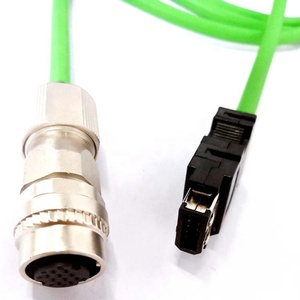 Cable Servo de Línea de Codificador de Alta Potencia Mitsubishi-MR-J3ENSCBL3M-H Serie J3J4, PVC Verde, Flexible para Exteriores, 3m - Product Image 4