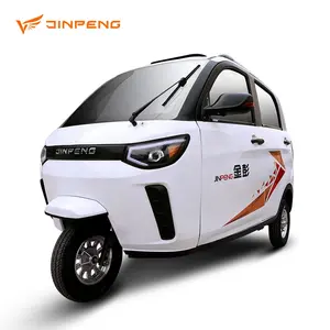 JINPENG Low Price Electric Tricycle Closed Passenger Tricycle 1000W 3 Wheel Motorcycle