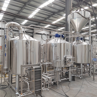 Équipement de brasserie commercial entièrement automatique en acier inoxydable 2000L 3000L 4000L 5000L 10000L, projet clé en main CE ISO