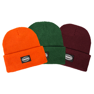 Berretto in acrilico con risvolto in maglia personalizzata, berretto in maglia da Streetwear a maglia, Logo dell'etichetta in tessuto privato, cappello con teschio da pescatore berretto invernale - Product Image 1