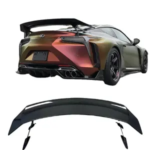 Carbon Fiber For Lexus LC500 LC500H Rear Spoiler Trunk Lip Flap Performance Body Kits Rear Trunk Wing