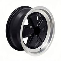 Jantes en alliage noir moulé décalé 5X130 17 pouces 7J 8J pour Porsche 964 911 Carrera 924 Turbo 944 968 Cayenne