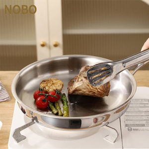 Sartén de Acero Inoxidable 304, Utensilios de Cocina Coreanos de Triple Capa, Sartenes para Inducción, Sartén para Freír, <span class=keywords><strong>Wok</strong></span> - Product Image 4