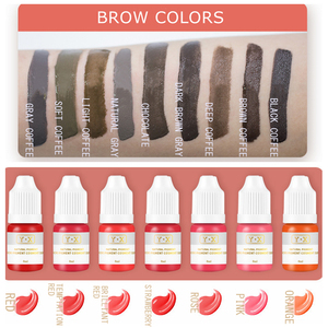 Tinta de Pigmento para Tatuaje PMU de 8 ml, Color Marrón para Cejas, Labios y Delineador de Ojos, para Microblading, Microshading y Maquillaje Permanente - Product Image 5