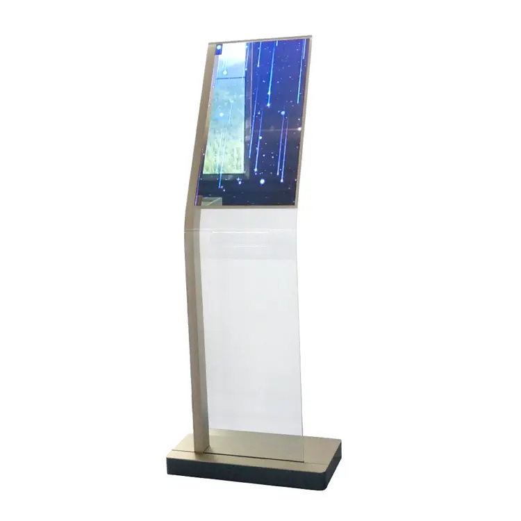 30Inch Hot Selling Digital Signage Vloer Staande Transparant Oled Scherm Reclamepaneel