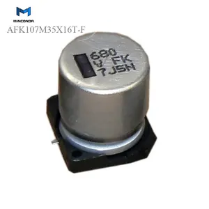 (Aluminum Electrolytic Capacitors 100uF 20% Radial, Can) AFK107M35X16T-F