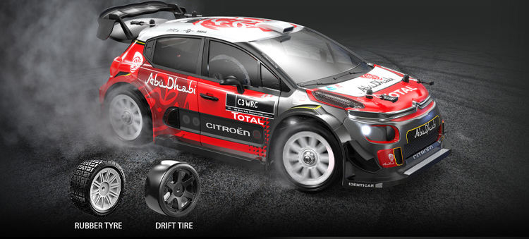 Citroen C3 WRC MJX Hyper Go Brushless 1/14 RC Car - 4WD, High