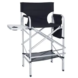Wholesale Portable Easy to Carry Directors Chair Metal Aluminium Folding Cheap Custom