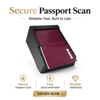 Lector de Pasaportes para Gestión Hotelera, Escáner para Identificar Tarjetas de Identificación y Licencias de Conducir, Detección Automática de Documentos