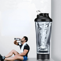 Fonwhy 700ml Portable Plastique Gym Sport Fitness Bouteille Automatique Mélange Protéine Poudre pour Lactosérum USB Shaker Électrique