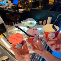 Penjualan Terlaris Mesin Pembuat Es Krim 6 Silinder 6.0L Per Pot Komersial MILES GALAXY PRO V6 Gelato Show Case Pozzetti All in One Tofu G