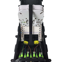 Boîtier de raccordement terminal de fibre optique 8 ports étanche IP68 pour montage mural extérieur sur poteau 96 fibres FTTH FDB