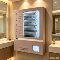 Distributeur automatique mural intelligent de snacks et boissons en promotion pour hôtels et bureaux