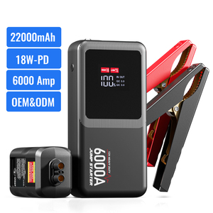 12V 22000mAh Ultra Super condensatore dispositivo di avviamento per salto <span class=keywords><strong>auto</strong></span> Powerbank salto di avviamento caricabatteria per <span class=keywords><strong>auto</strong></span> con cavo intelligente
