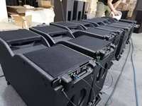 KA208 Enceinte passive à deux voies avec deux haut-parleurs néodyme de 8 pouces, système audio professionnel pour scène et sonorisation en direct