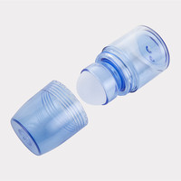 Flacon vide de déodorant roll-on PETG 50 ml avec bille roulante en plastique, flacon roll-on pour huile essentielle