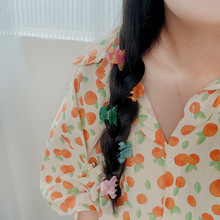 คลิปหนีบผมขนาดเล็กน้ำส้มสายชูง่ายๆสำหรับคลิปผมถักเปียที่มีสีสันคลิปด้านบนสำหรับผมด้านข้างคลิปฉลามมินิ - Product Image 2