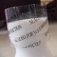 Bandas Termoencogibles de PVC PET Personalizadas para Botellas de Plástico, Frascos de Vidrio, con Perforación en el Cuello, Impresas, Transparentes, Etiquetas Termoencogibles