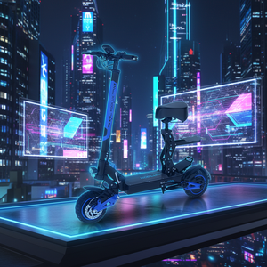 Trottinette électrique adulte KOOLUX U1 PRO 48V 20.8Ah Lithium Alliage d'aluminium Pliable Affichage LED Amovible <30km/h 80km Entrepôt UE - Product Image 4