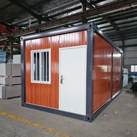 Vente en gros de maisons conteneurs modernes préfabriquées prêtes à monter Petite maison conteneur préfabriquée avec emballage plat