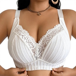 Soutien-gorge sans armatures pour femmes, taille plus, style gothique, pur désir, 2026, ultra-fin, confortable, grande poitrine, <span class=keywords><strong>lingerie</strong></span> - Product Image 6