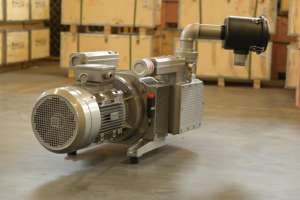 वुडवर्किंग उद्योग के लिए विशेष 7.5hp 10hp वैक्यूम एयर पंप के साथ ड्राई रोट्री वैन पंप ड्राई रोट्री वैन पंप - Product Image 2