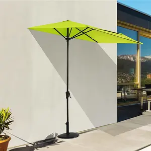 2022 Style traditionnel imperméable <span class=keywords><strong>demi</strong></span>-rond abri soleil mobilier d'extérieur Patio jardin parapluie Off-the-wall <span class=keywords><strong>Parasol</strong></span> support <span class=keywords><strong>mural</strong></span> - Product Image 1