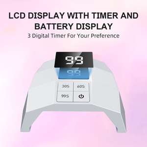 Bezaubernde wiederauf ladbare Twilight Color Nagel lampe UV-<span class=keywords><strong>LED</strong></span>-Lampe Schnur lose tragbare profession elle Salon Nagel Gel Polish Trockner - Product Image 3