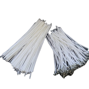 Stoppini per <span class=keywords><strong>Candele</strong></span> <span class=keywords><strong>Naturali</strong></span> a Bassa Emissione di Fumo, <span class=keywords><strong>100</strong></span> Pezzi, Pre-Cerati, Nucleo in Cotone Naturale per Creazione di <span class=keywords><strong>Candele</strong></span> Fai-da-Te - Product Image 1