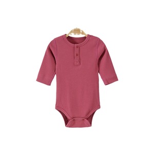 Combinaison pour bébé à manches longues en coton côtelé, pour nouveau-né, 59-90 cm, à porter au printemps et en automne - Product Image 5