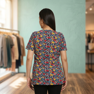 Haute qualité Belle Conçu Casual Nursing Mother Wrap Top Volants Cou Style Maternité Occasions col style haut à vendre - Product Image 2