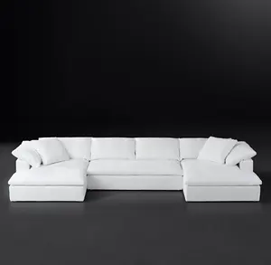 Sassanid sofá de canto de luxo, sofá moderno de luxo clássico da sala de estar