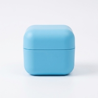Conteneur cosmétique en plastique mat personnalisé avec logo couleur, emballage unique pour crème, pots pour gommage au sucre et beurre corporel