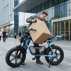 Vélos électriques à gros pneus à couple élevé pour adultes avec frein hydraulique, vélo électrique puissant pour livraison urbaine intensives - Product Image 6