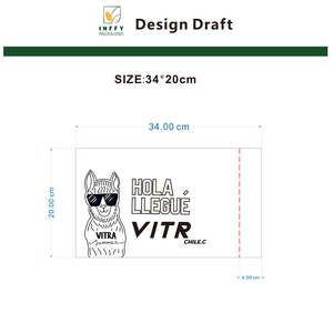 Sacs d'expédition en polyéthylène avec logo personnalisé, enveloppes biodégradables et recyclables, emballages pour supermarchés et e-commerce, fond carré - Product Image 6