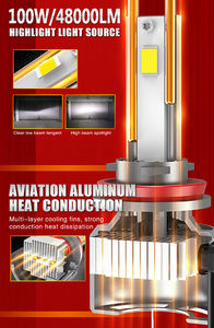 Xenplu Offre Spéciale E10 Hb3 9005 Led Ampoule Phare 200W 48000Lm Faisceau Lumineux Stable Hb4 9006 Voiture Led Lumière pour Universel - Product Image 5