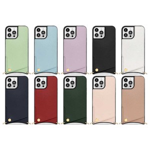 Luxury Custom Vòng Cổ Crossbody Có Thể Tháo Rời Vegan PU Leather Mobile Điện Thoại Di Động Trường Hợp Đối Với New <span class=keywords><strong>Iphone</strong></span> 12 Pro Bìa Với Strap - Product Image 2