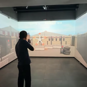 Tiro interattivo da 160 pollici con mirino ad alta precisione simulatore di tiro 6 temi giochi di tiro su qualsiasi display touch screen - Product Image 1