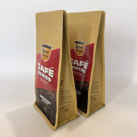 Sachet Mylar à fond plat 8 côtés, personnalisé, couleurs assorties, pour aliments pour animaux, en plastique PE, résistant à l'humidité, avec fermeture éclair, pochette autoportante pour sucre