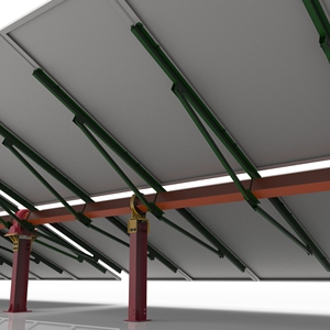 Jchx 100kw क्षैतिज एकल अक्ष सौर ट्रैकिंग प्रणाली सौर ऊर्जा अनुकूलन के साथ उच्च दक्षता सौर - Product Image 3