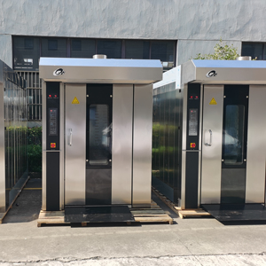 เตาอบลมร้อนแบบหมุนได้ 32 ถาด ใช้แก๊ส 380V แบบพกพา สำหรับร้านอาหาร พร้อมเตาอบสำหรับอบข้าวโพดและถั่วต่างๆ - Product Image 1