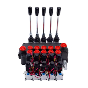 Válvula de descarga hidráulica para control de cargadora, tipo divisor de troncos, con función de flotador, válvula de control hidráulica P80, P80DQ, 80LPM, neumática - Product Image 5