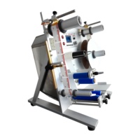 SHENGLONG – machine d'étiquetage de bouteilles rondes semi-automatique SL-130, pour bouteille d'eau, de jus de vin, liquide avec surface ronde