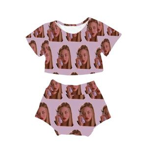 Nuevo Conjunto Informal para Niñas con Diseño de Linterna y Conjunto de Pantalones Cortos Estampados Coloridos para Niñas - Product Image 6