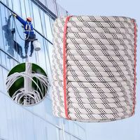 Corde d'alpinisme en nylon Idaovual pour extérieur, 12 m (1 kg), pour l'escalade, le sauvetage et la sécurité des travaux en hauteur