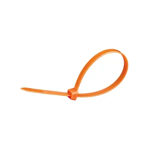 Attache de câble en nylon autobloquante en plastique de sangle forte personnalisée d'usine professionnelle 7.6*150mm