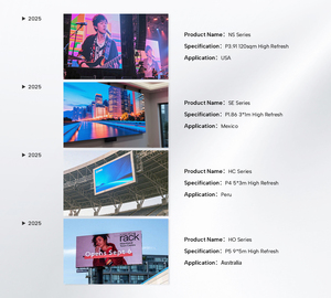 หน้าจอ LED สีเต็มรูปแบบ P4.81 ความละเอียด 4K กันน้ำ ความสว่าง 800 นิต HDR10+ สำหรับใช้งานภายในอาคาร เหมาะสำหรับงานฉลองครบรอบ ผนังวิดีโอ LED รุ่น NF20 Di - Product Image 6